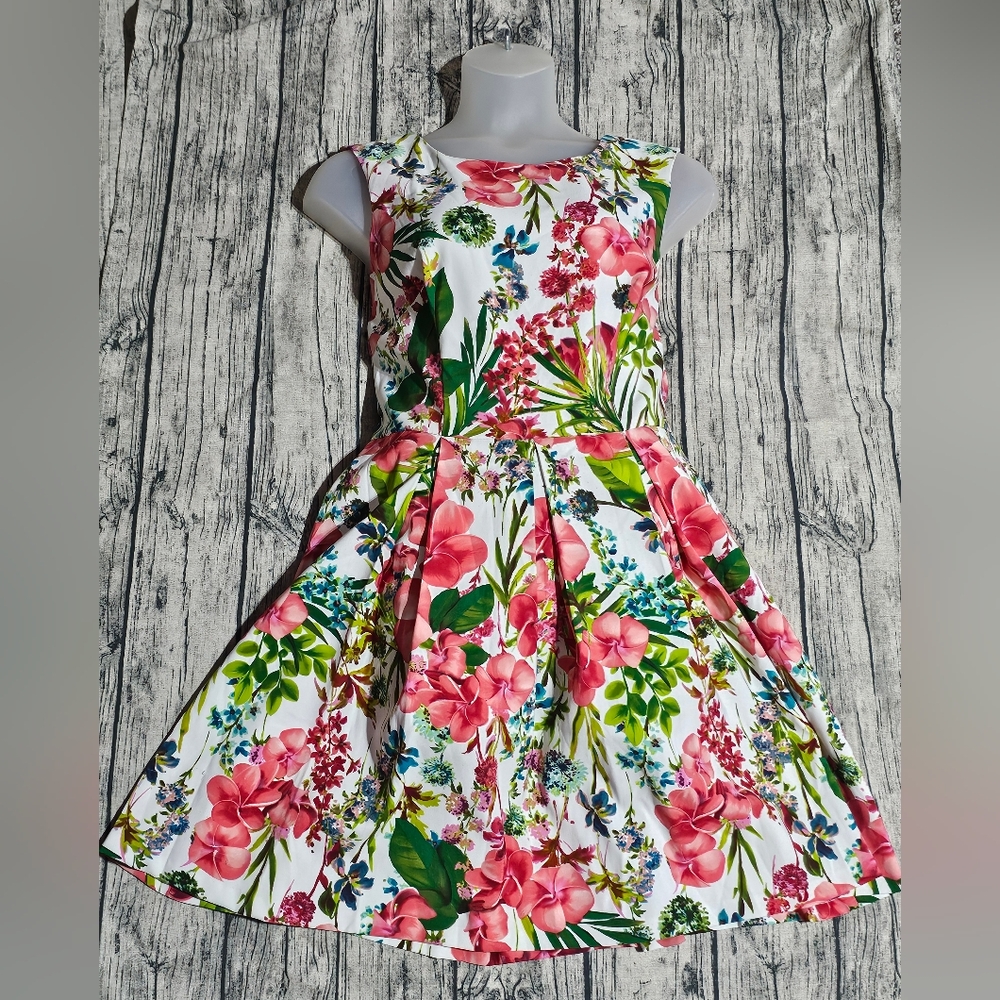 Vibrant Floral Dress